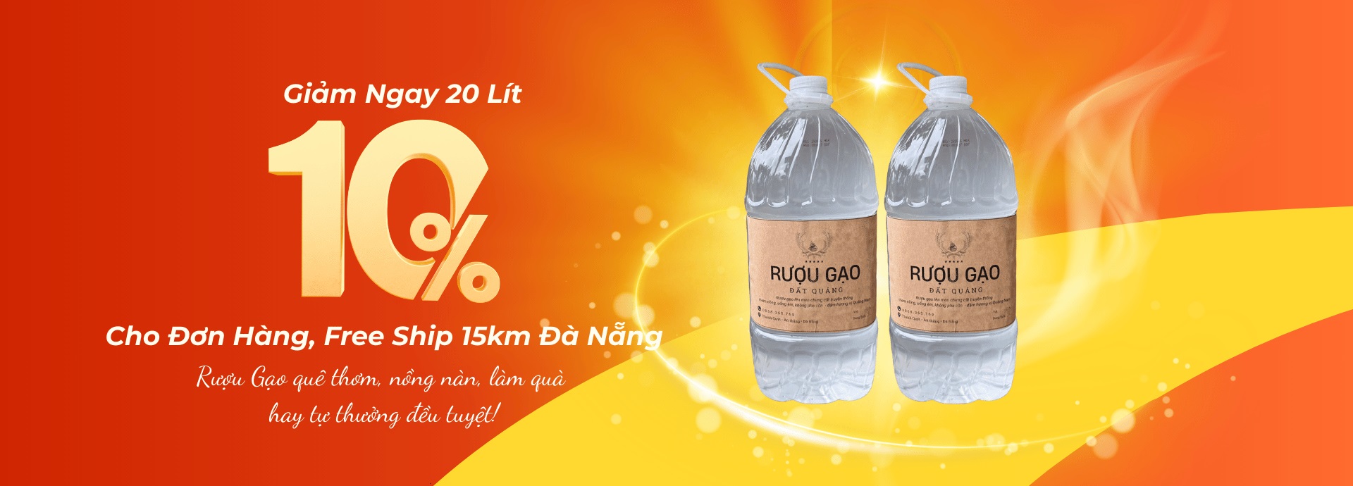 rượu gạo quê đà nẵng